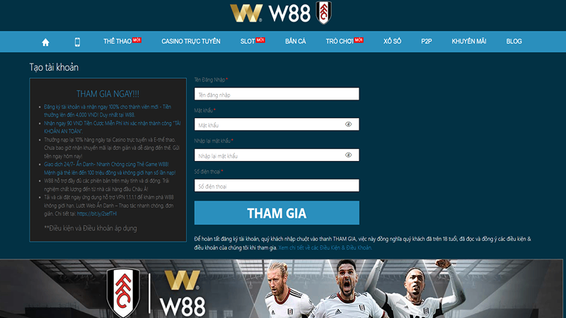 lich su nha cai w88 giới thiệu w88